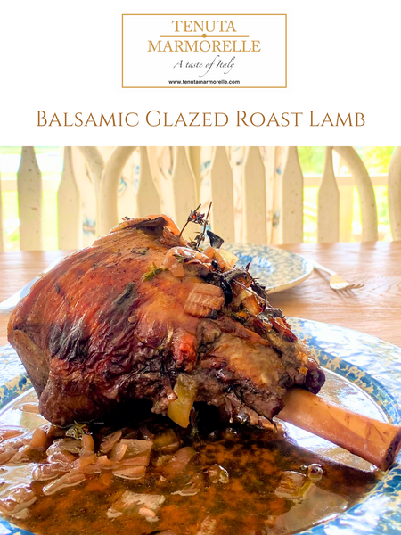 Balsamic Glazed Road Lamb Recipe