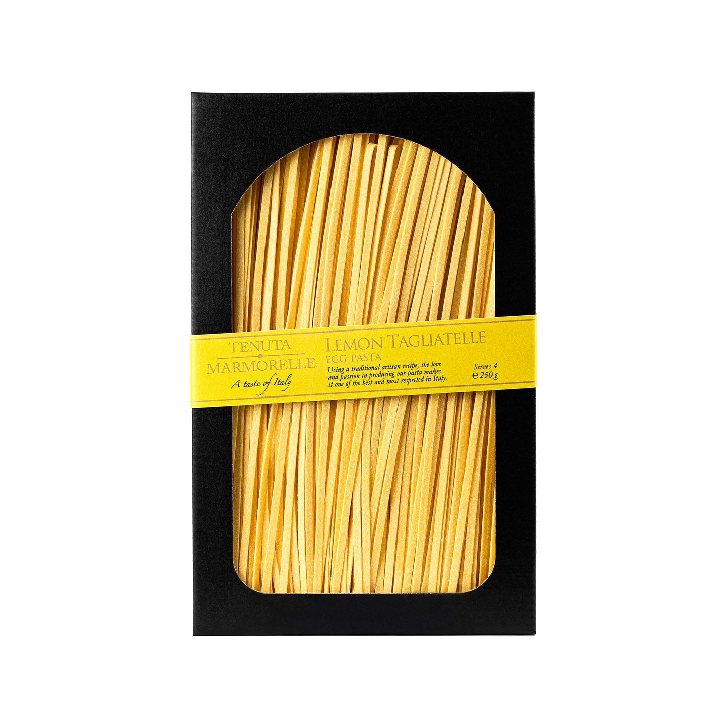Lemon Tagliatelle Slow Dried Bronze Drawn Egg Pasta 250G