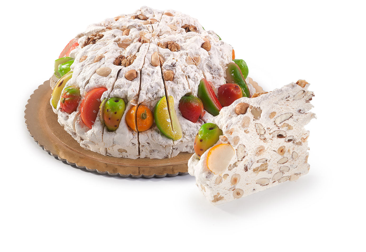 Tenuta Marmorelle Marzipan Fruit Soft Nougat Cake Slice 170g