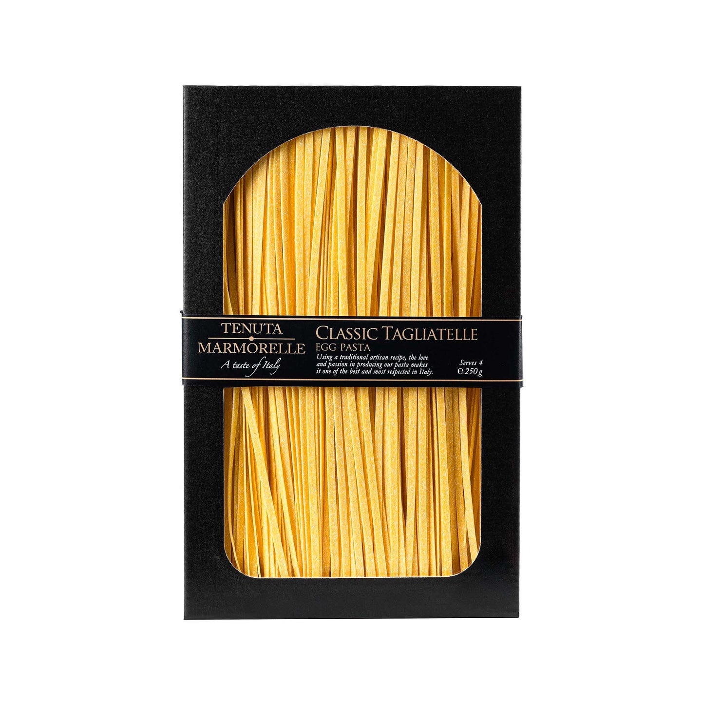 Classic Tagliatelle Slow Dried Bronze Drawn Egg Pasta 250g