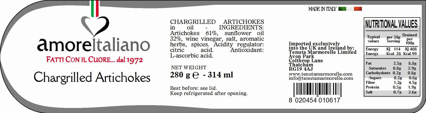 Grilled Artichoke Hearts 314ml