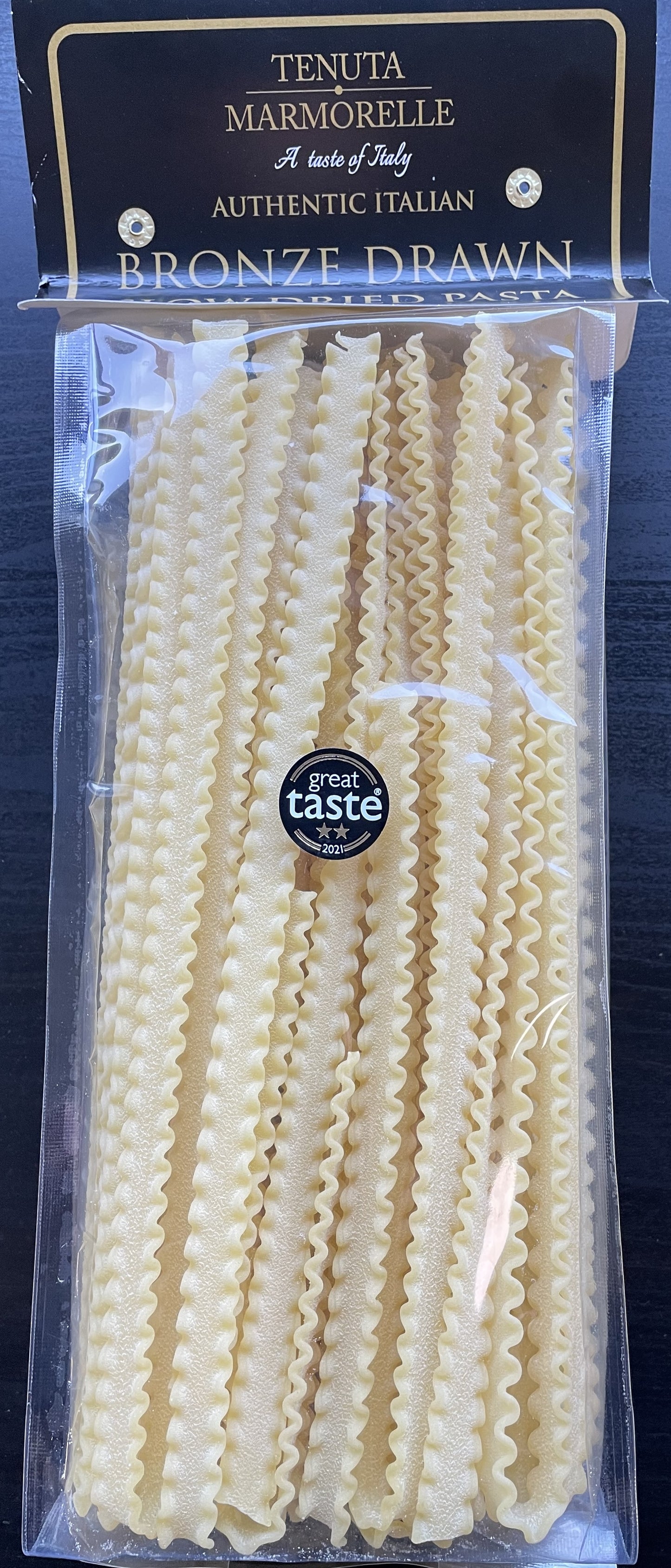 Bronze Drawn Slow Dried Mafaldine (ribbon) Pasta 500g