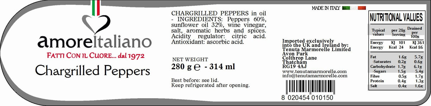 Chargrilled Peppers 314ml