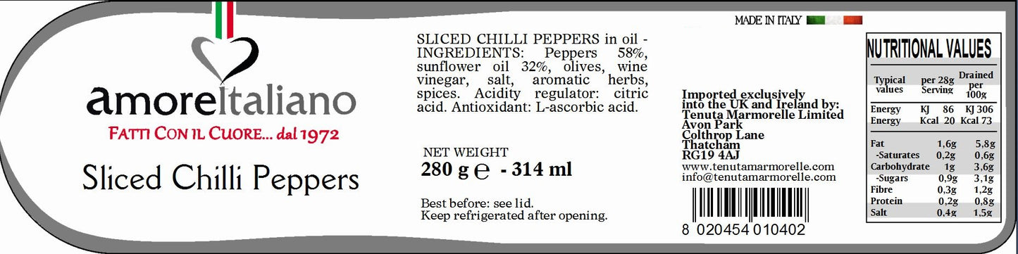 Spicy Chillies in Oil