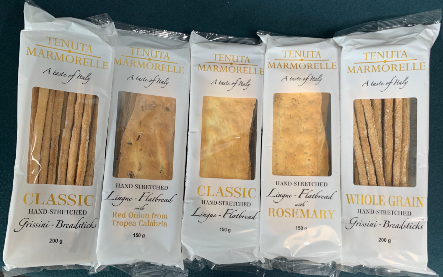 Grissini (Bread Sticks) Flatbread and Taralli