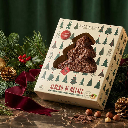 Borsari Christmas Tree Shaped Panettone 800g