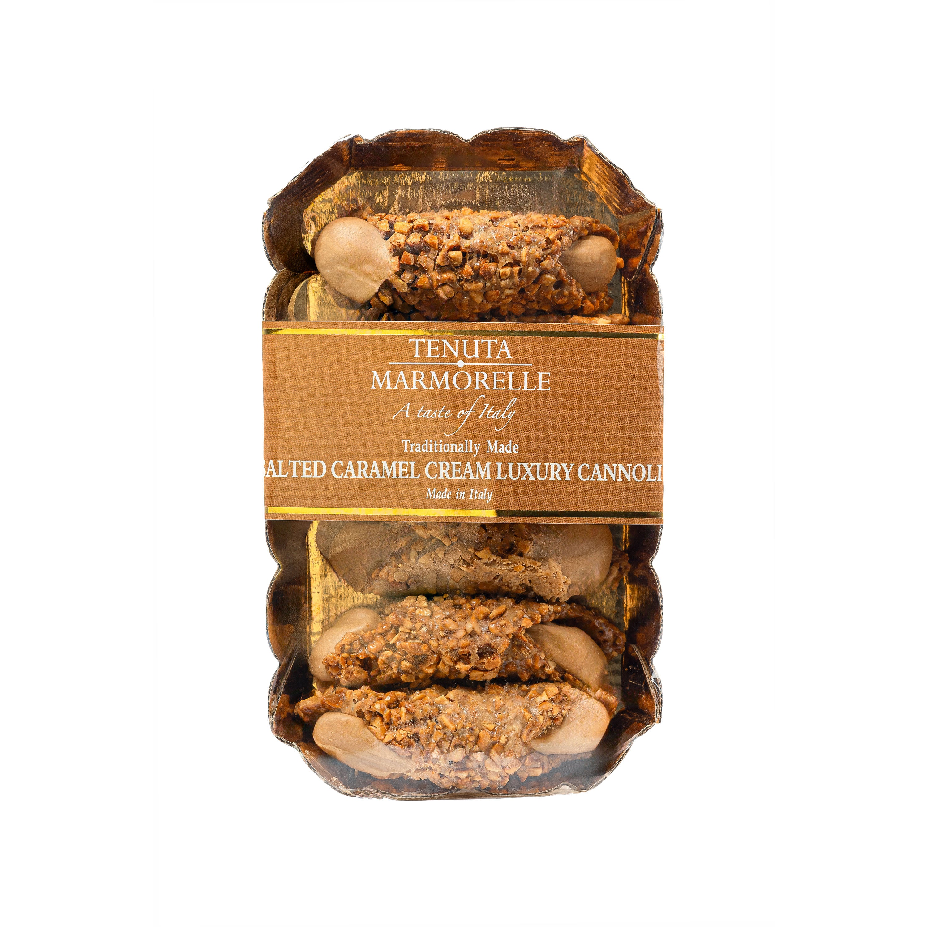 Luxury Salted Caramel Cream Cannoli 200g