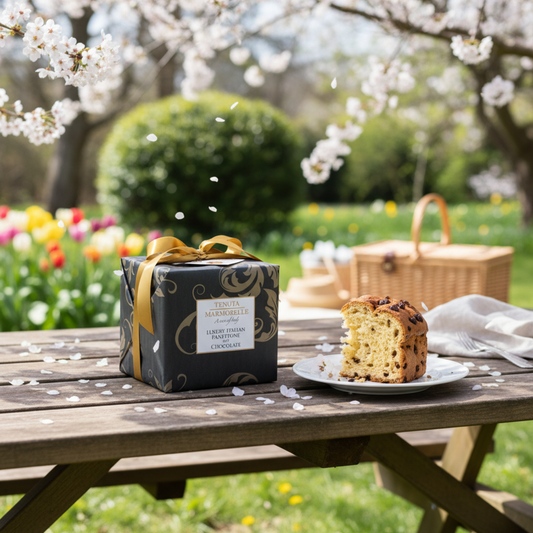 Tenuta Marmorelle Hand Wrapped Luxury Italian Panettone with Chocolate 500g