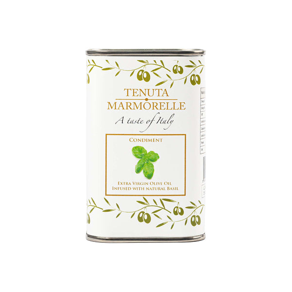 Extra Virgin Olive Oil Infused with Natural Basil 250ml