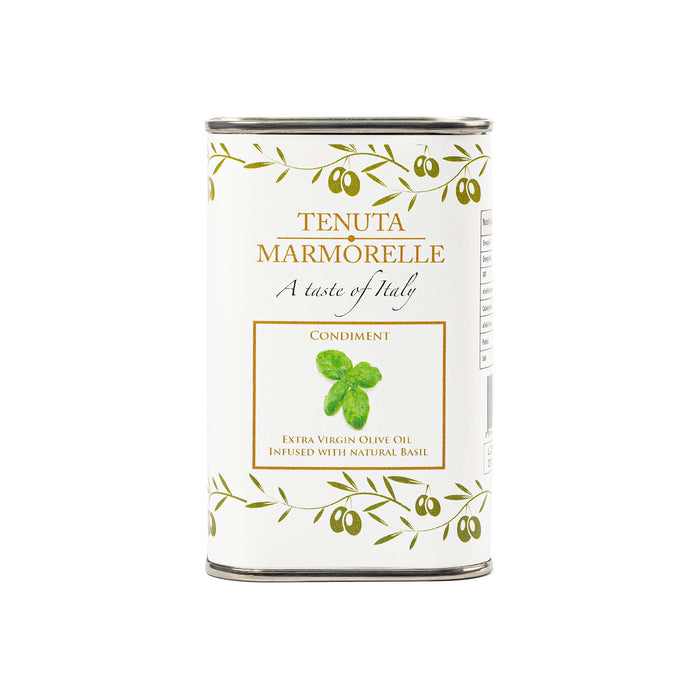 Extra Virgin Olive Oil Infused with Natural Basil 250ml
