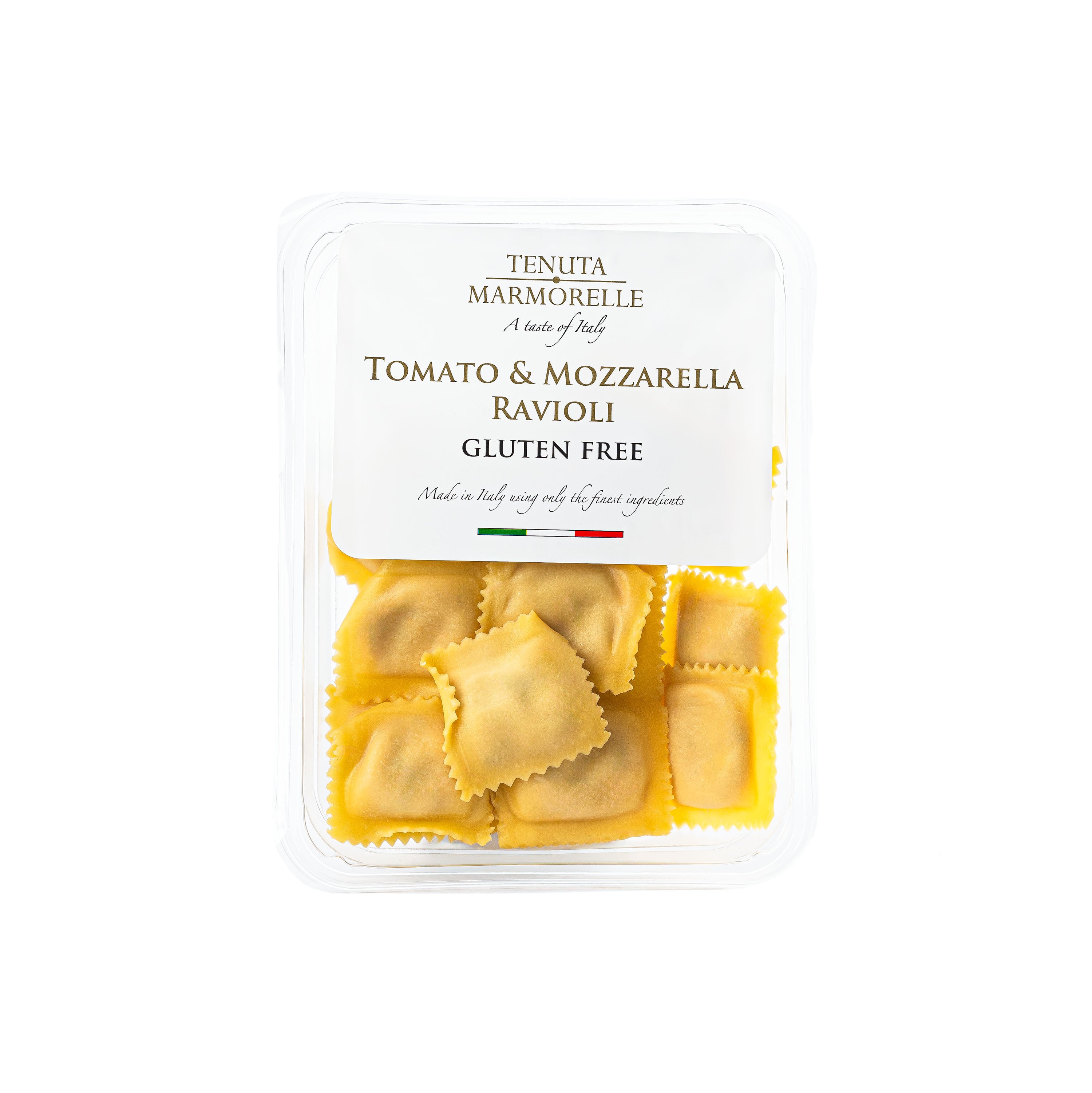 Gluten Free Fresh Filled Tomato & Mozzarella Ravioli 250g
