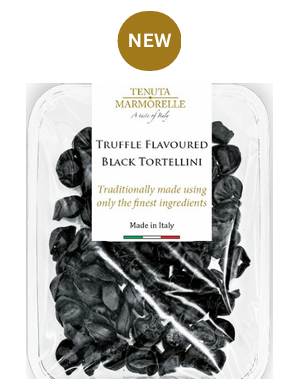Fresh Filled Truffle Flavoured Black Tortellini 250g