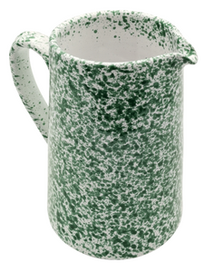 Green Speckled Large Jug 22cm