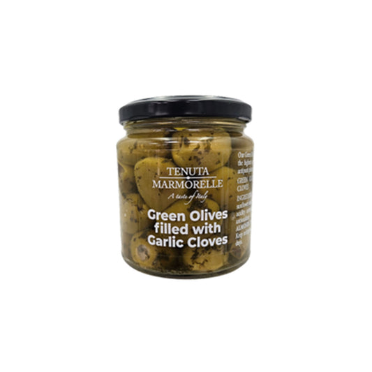 Green Olives Filled with Garlic Cloves 180g