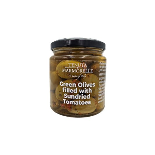 Green Olives Filled with Sundried Tomatoes 180g