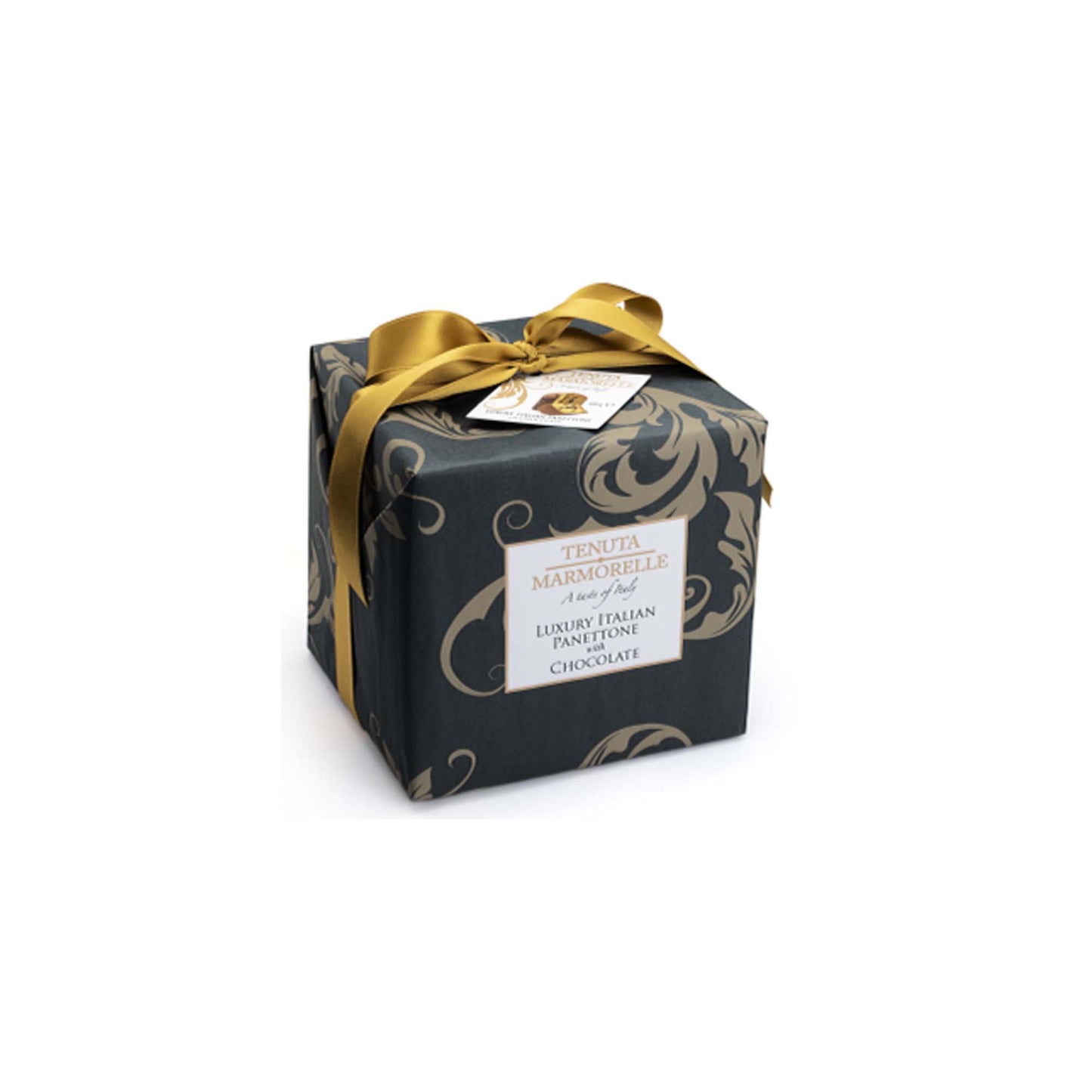 Tenuta Marmorelle Hand Wrapped Luxury Italian Panettone with Chocolate 500g