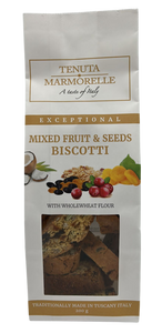 Mixed Fruit & Seeds  Italian Biscotti 200g