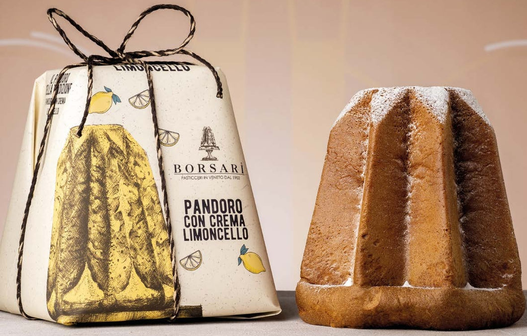 Limoncello Pandoro Cake 850g Hand Wrapped
