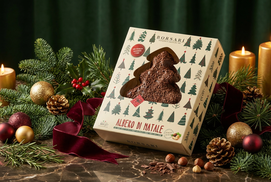 Borsari Christmas Tree Shaped Panettone 800g