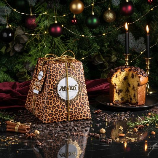 Muzzi Hand Wrapped Pandoro with 70% dark chocolate 1kg