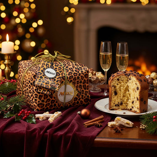 Muzzi Hand Wrapped Panettone with 70% dark chocolate 1kg