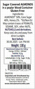 Caramelised Almonds 100g in tray