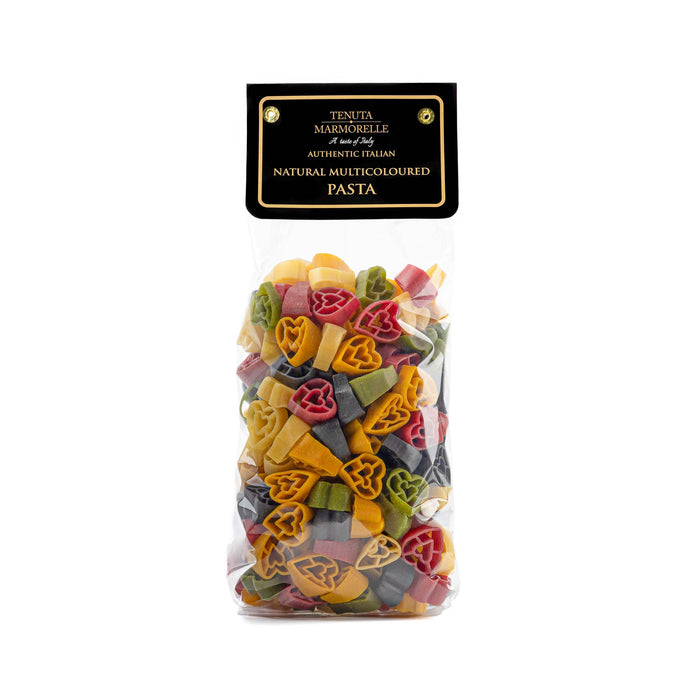 Multicoloured Pasta Hearts 500g