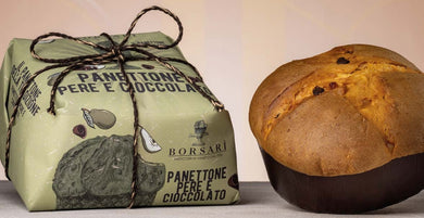 Pear and Chocolate Chip Hand Wrapped 1kg Panettone