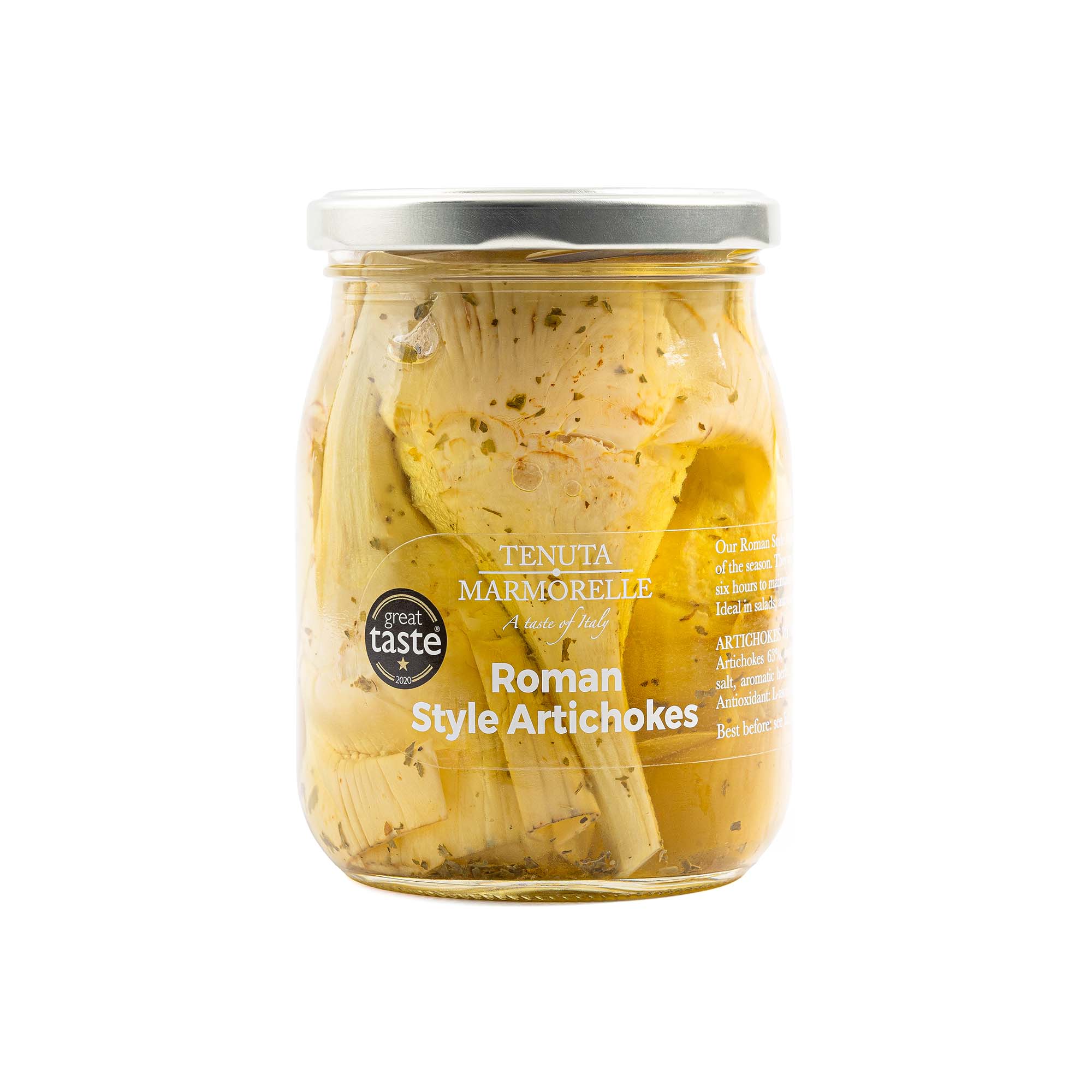 Roman Style Artichokes with Stalk 580ml