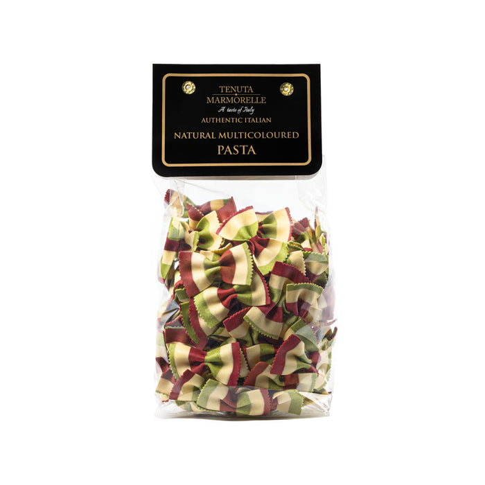 Beetroot & Spinach Farfalle Tricolore Pasta 250g