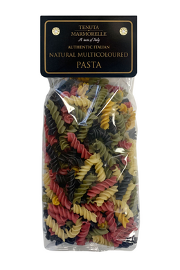 Natural Multicoloured Fusilli Pasta 500g