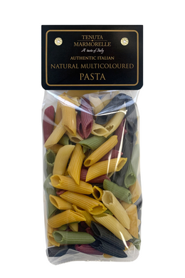 Natural Multicoloured Penne Pasta 500g