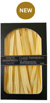 Classic Pappardelle Slow Dried Bronze Drawn Egg Pasta 250G