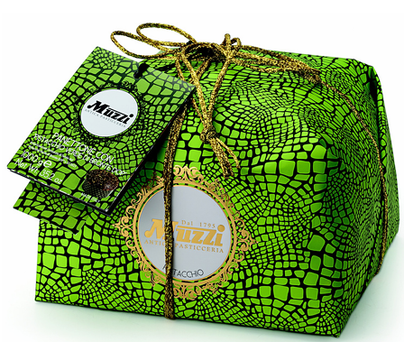 Muzzi Hand Wrapped Panettone with Pistachio Cream 1kg