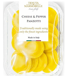 Fresh Filled Cheese & Pepper Panzotti 250g - Still fresh until 31st Jan - 20% off!!