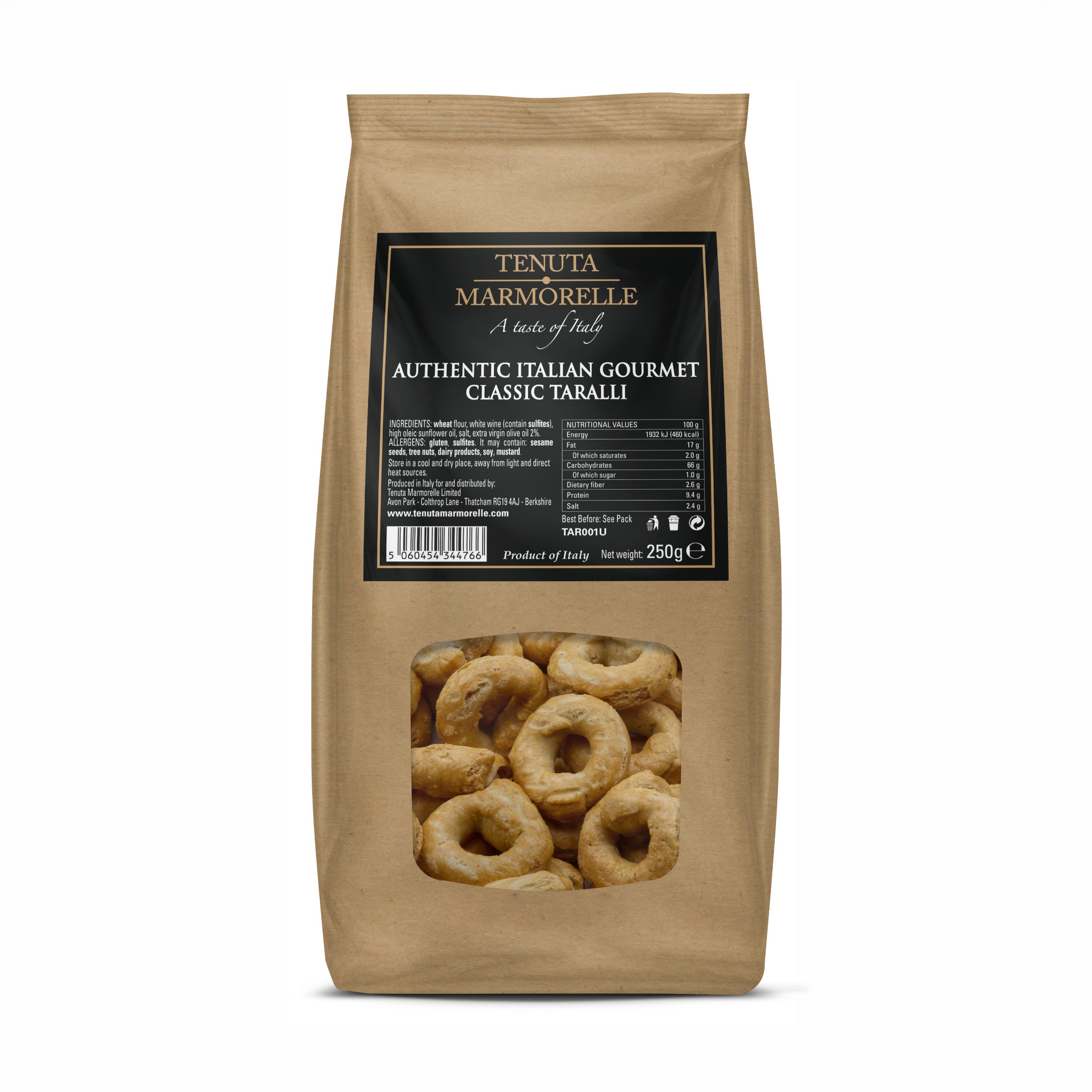 Authentic Italian Gourmet Classic Taralli 250g
