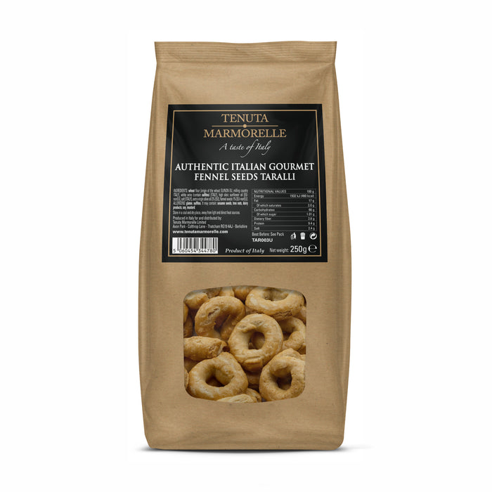 Authentic Italian Gourmet Fennel Seeds Taralli 250g
