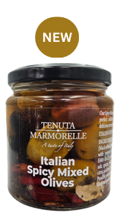 Italian Spicy Mixed Olives 180g