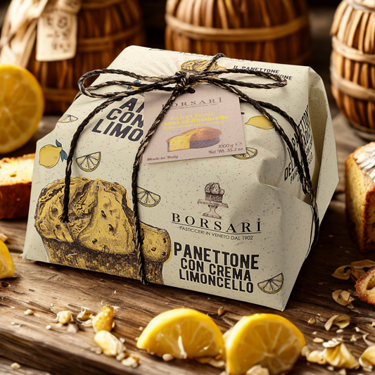 Borsari Hand Wrapped Limoncello Panettone 500g