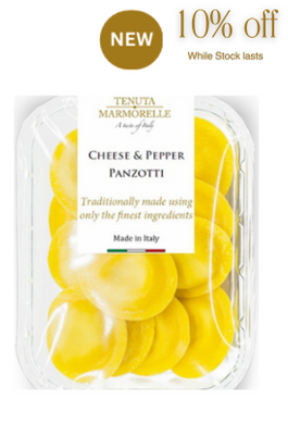 Fresh Filled Cheese & Pepper Panzotti 250g - Still fresh until 24th May - 15% off!!