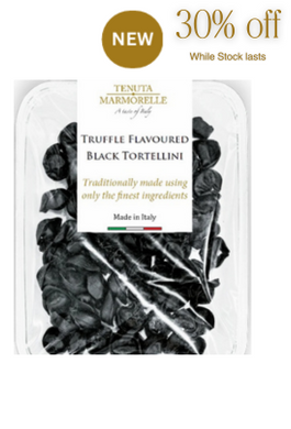 Fresh Filled Truffle Flavoured Black Tortellini 250g - Still fresh until 20th May - 30% off!!