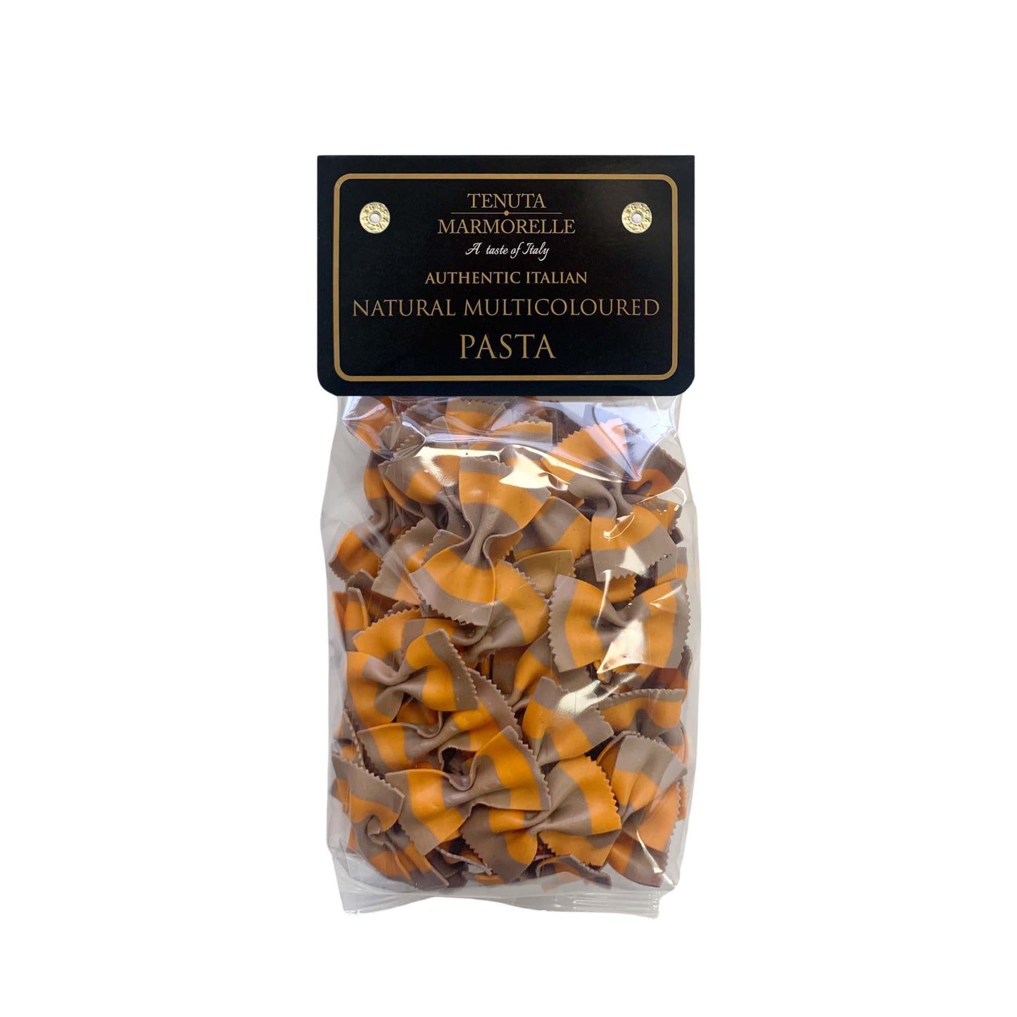Natural Black Carrot & Pumpkin Pasta Bows 250g