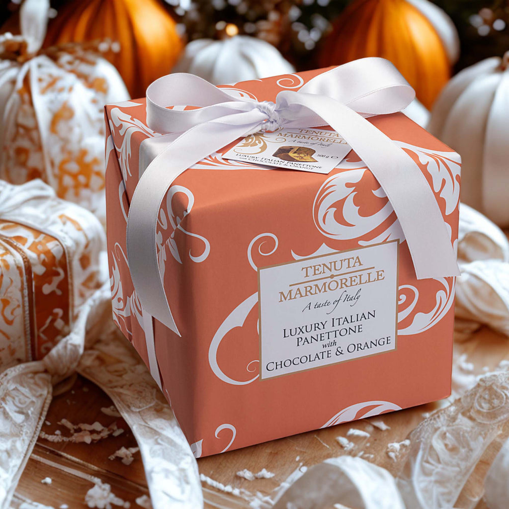Luxury Italian Panettone with Chocolate & Orange 500g