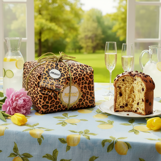 Muzzi Hand Wrapped Panettone with 70% dark chocolate 1kg