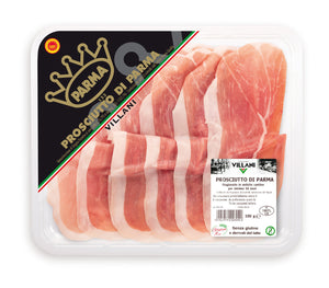 Villani 16 Month Sliced Cured Parma Ham 100g - Clearance