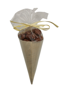 Caramelised Almond Nuts in a Fine Pinewood Cone 125g