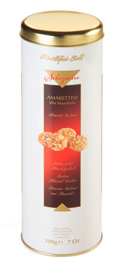 Crunchy Amaretti in a Tin Cylinder 200g