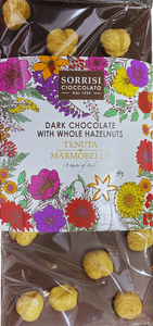 Dark Chocolate With Whole  Italian Hazelnuts