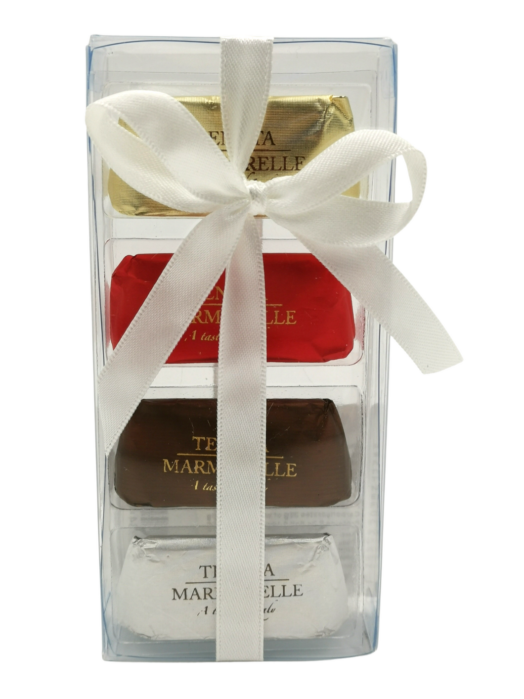 Mixed Gianduiotti in Clear Box 45g