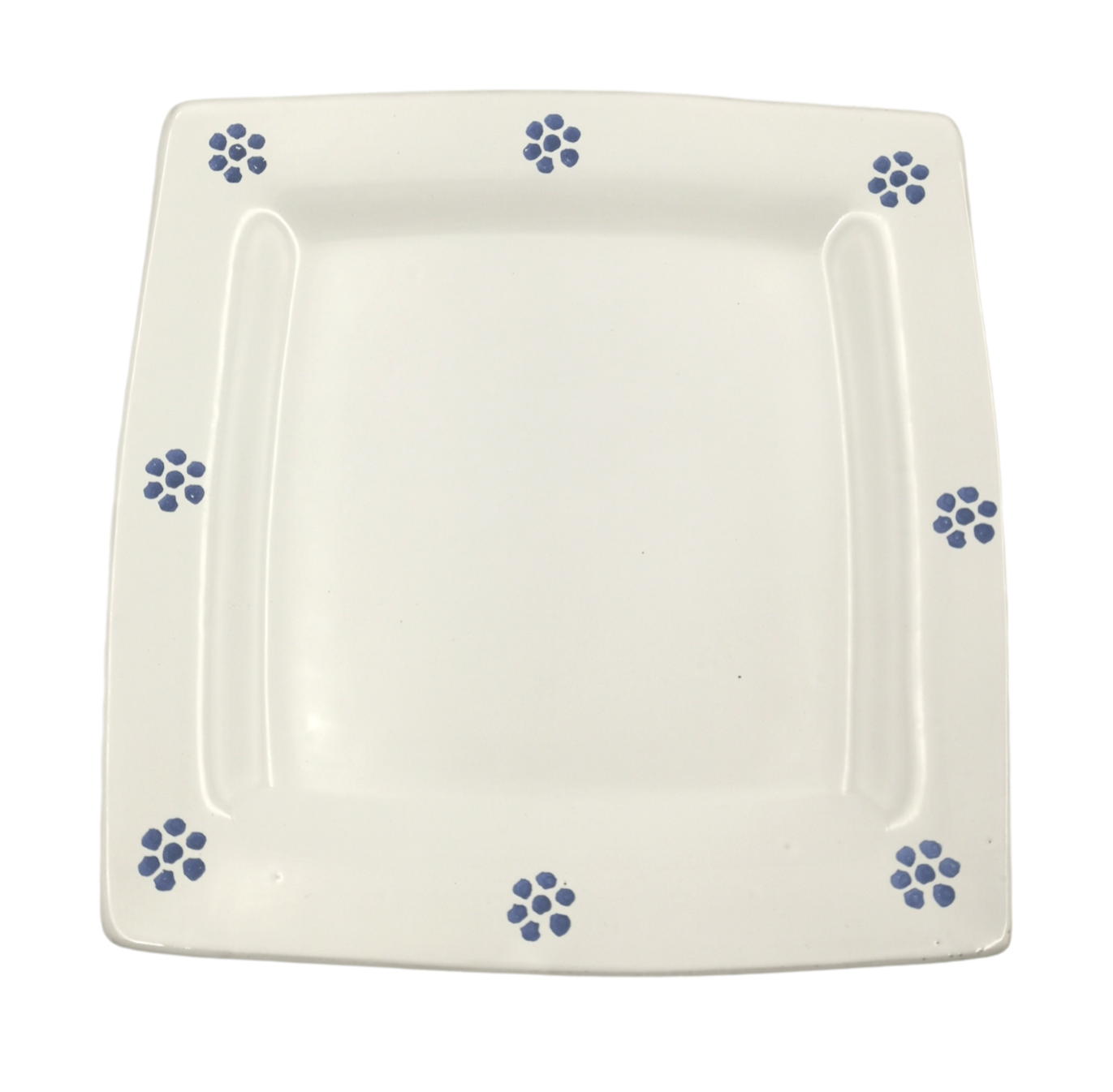 Square clearance serving plate